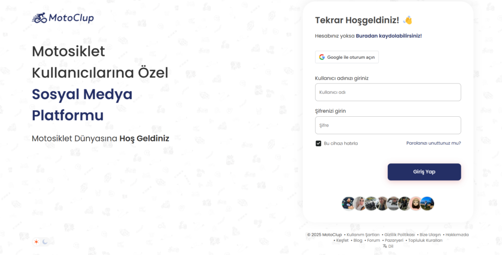 MotoClup ile Kendi Motosiklet Topluluğunu Kur | Hemen Üye Ol